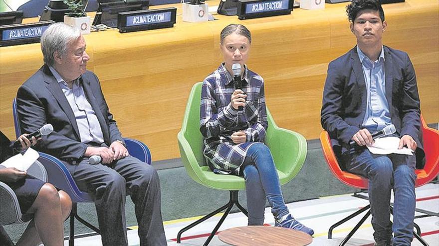 Los jóvenes presionan por el clima en su primera cumbre en la ONU