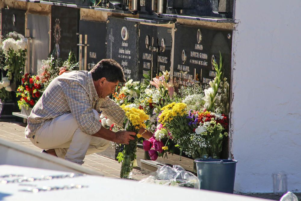 Visita al cementerio de Torrevieja en Todos los Sa