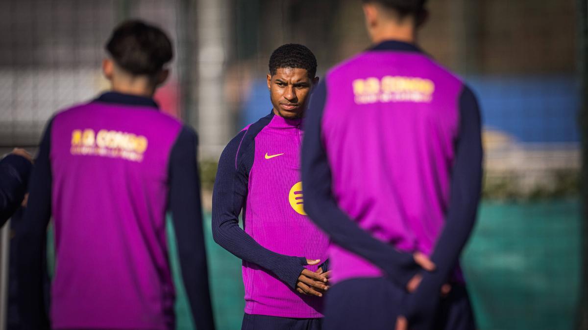 Rashford regresa a los entrenamientos