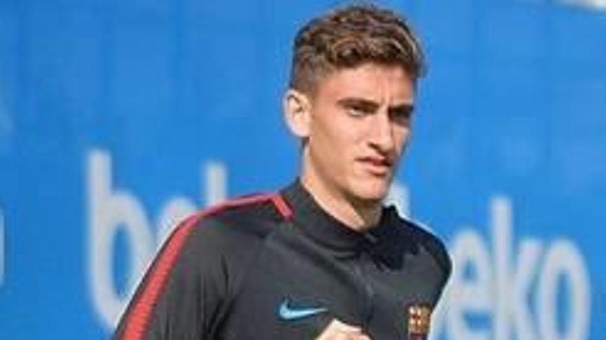 Bueno, entrenant-se amb el Barça aquesta temporada.