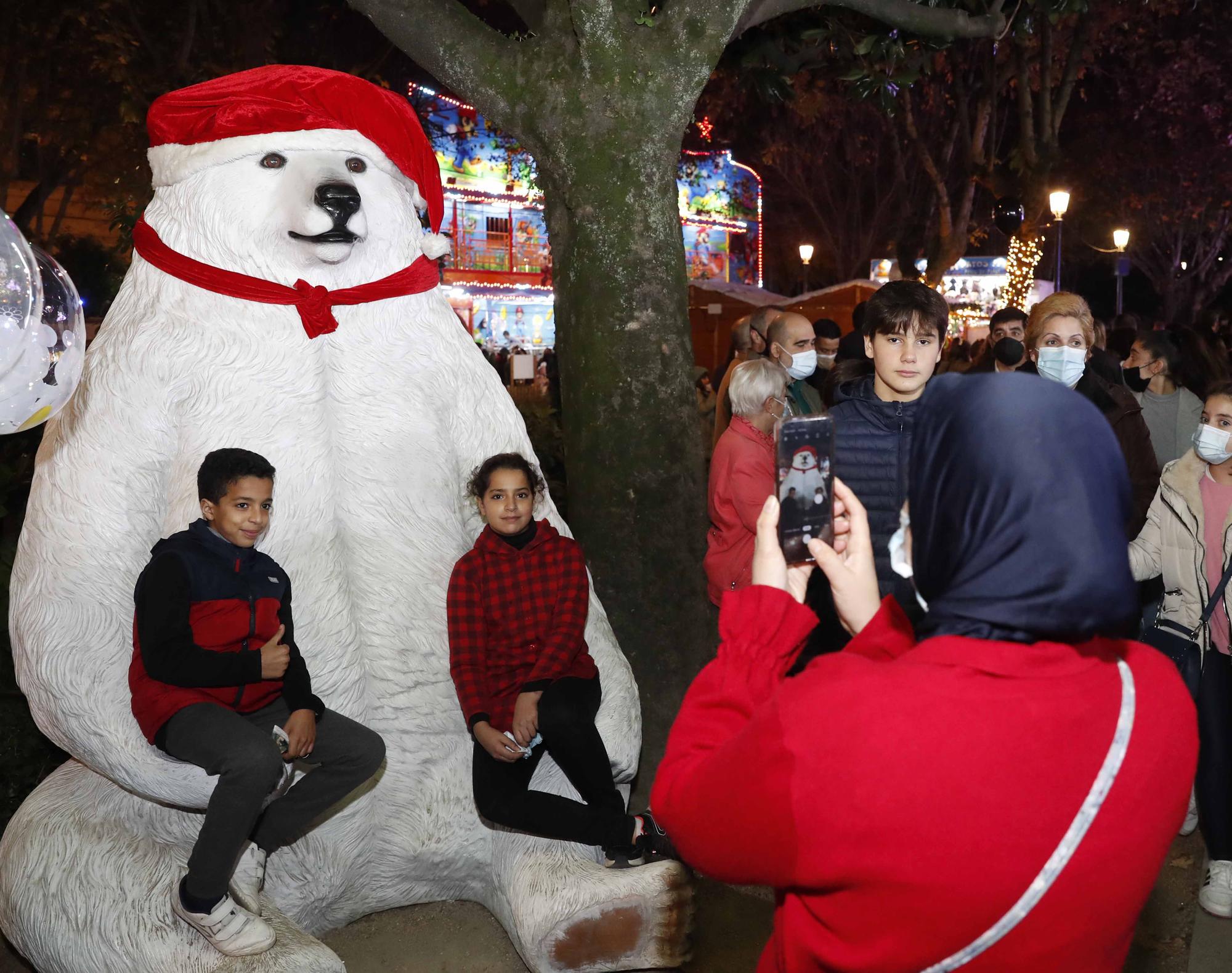 Las mejores imágenes del encendido de la Navidad en Vigo