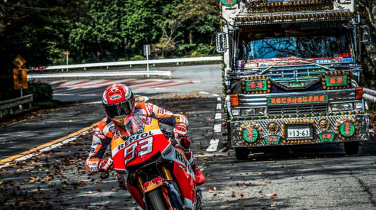 El espectacular anuncio de Marc Márquez rodado en Japón