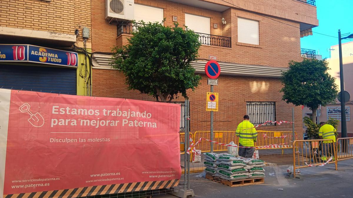 Actuaciones en Avenida Primero de Mayo de Paterna