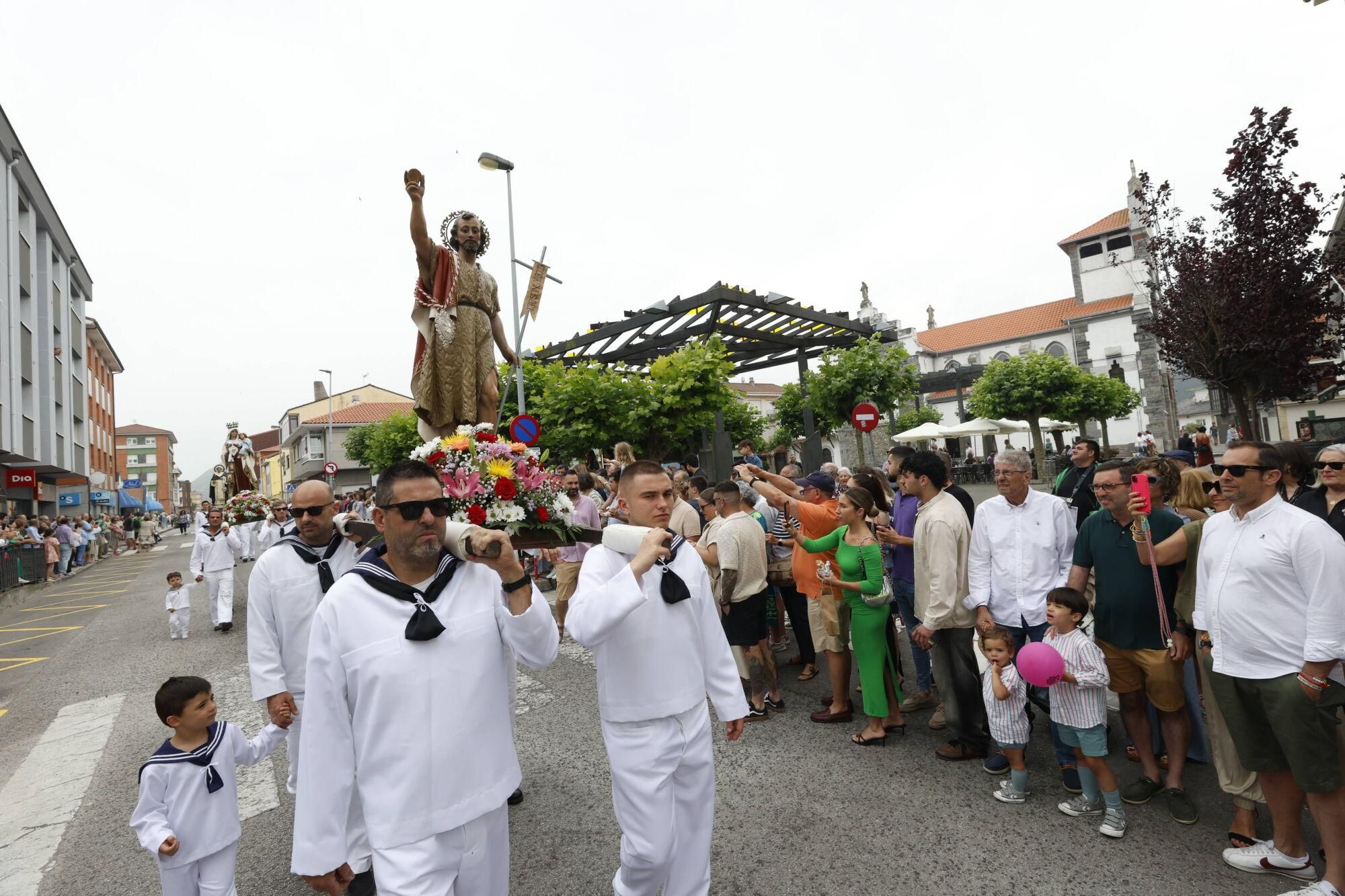 Así fue la procesión marinera de San Juan de la Arena