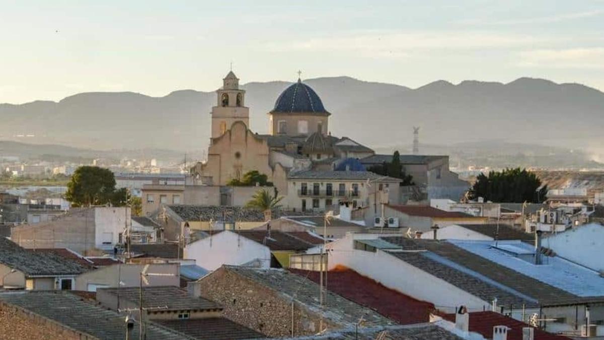 Fotografía aérea de Monforte del Cid.