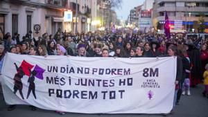 Manifestación del 8M en Sabadell