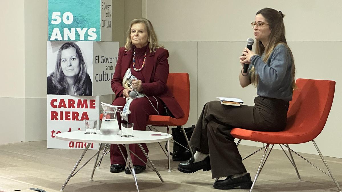 FOTOS | 50 anys de Carme Riera: Una conversa amb la mar de fons