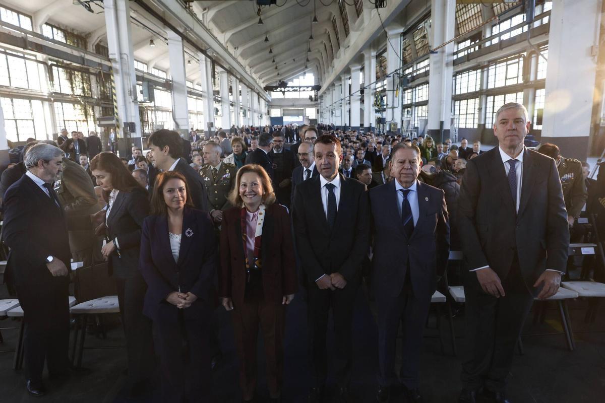 III Encuentro del Ecosistema de la Industria Nacional de Defensa centrado en el Corredor Norte, organizado por Indra en la Fábrica de Armas de La Vega, en Oviedo.