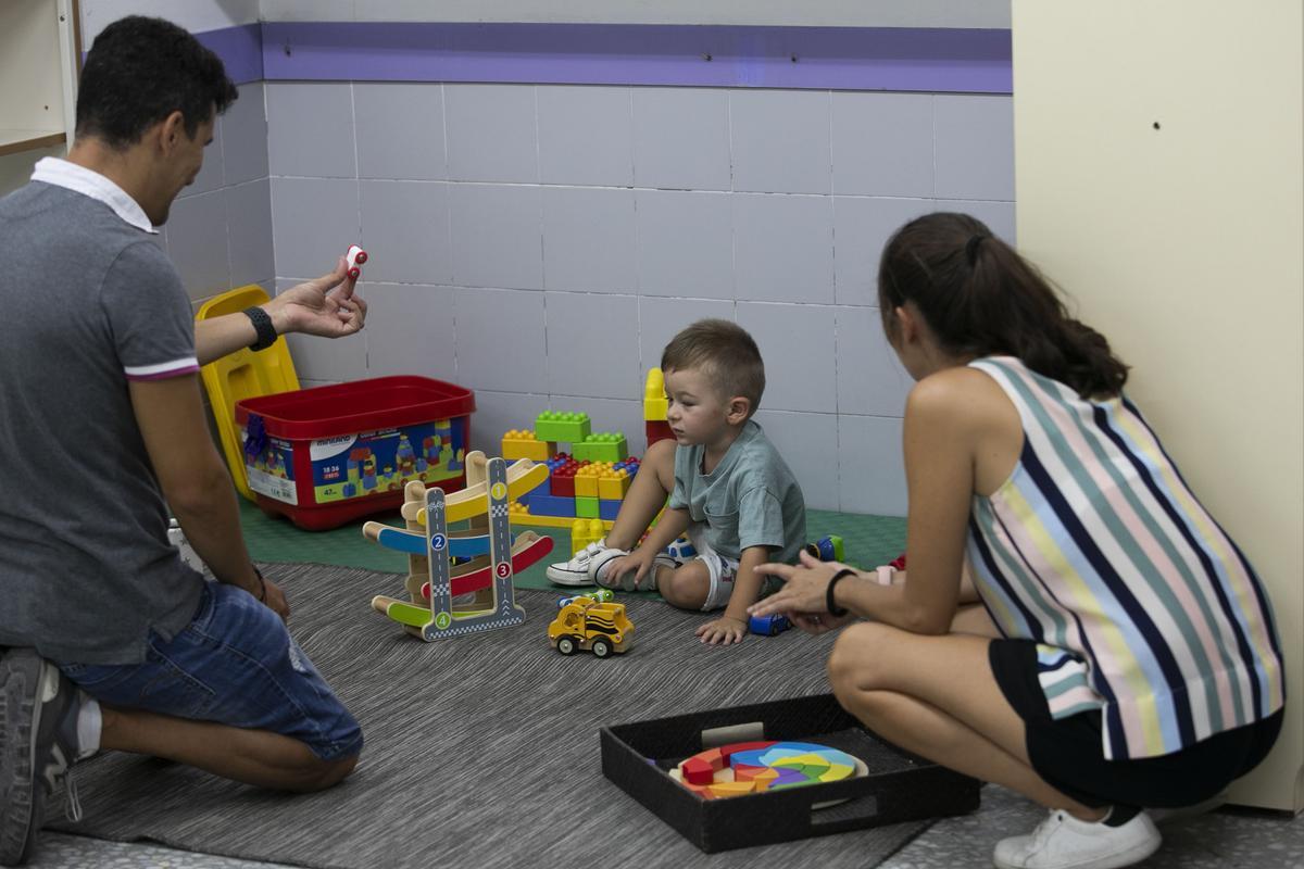 Valencia. Inicio del curso escolar, CEIP El Grau. Alumnos en clase.