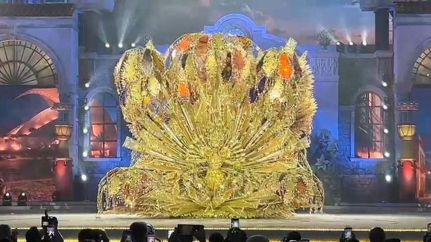 Así fue la actuación de Carla Castro, Reina del Carnaval de Santa Cruz de Tenerife 2026