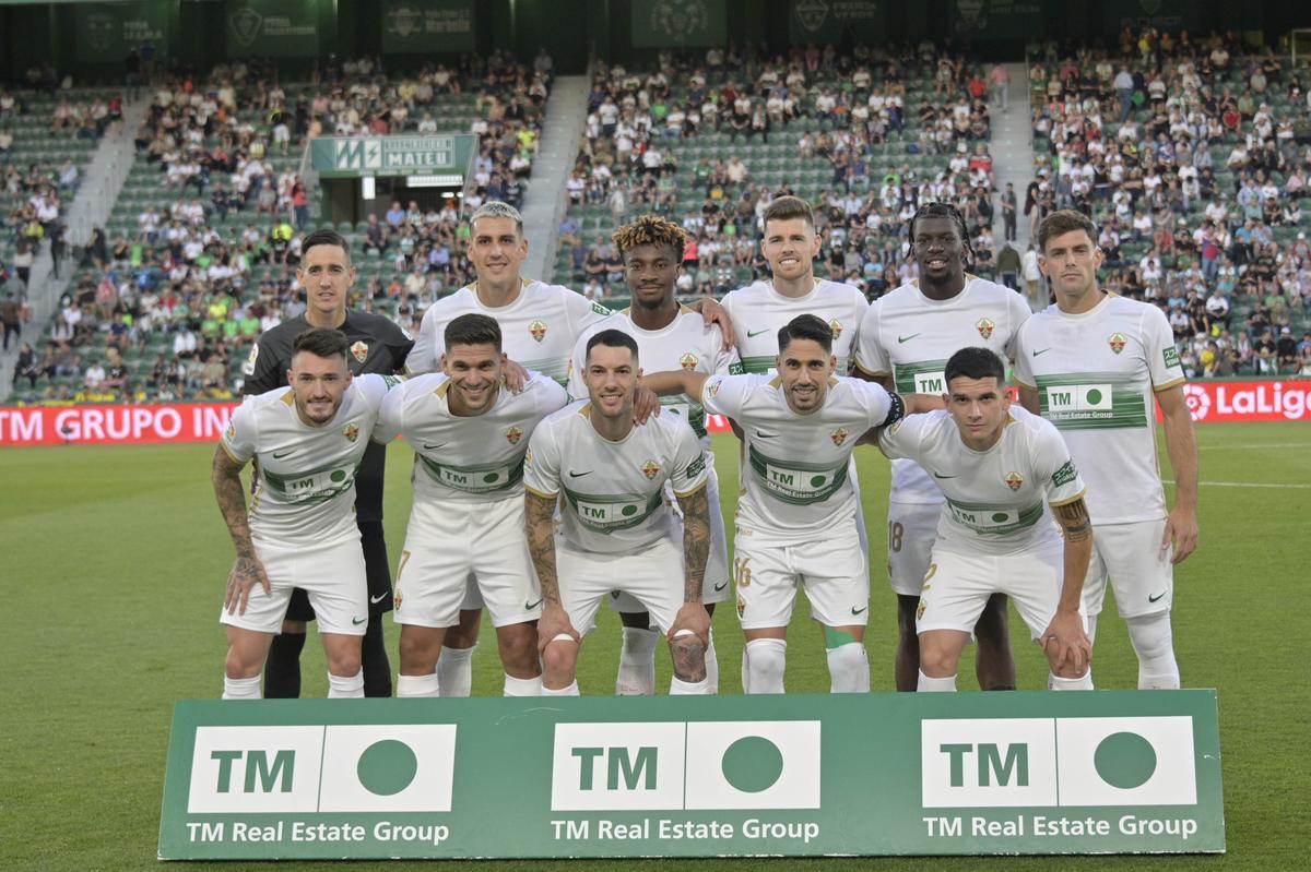 Último once inicial del Elche en LaLiga Santander la temporada ya pasada