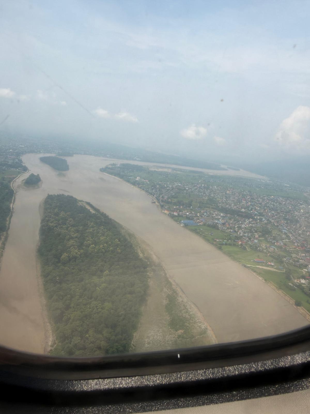 Imagen del río tomada por Rafael Fuentes desde el avión.
