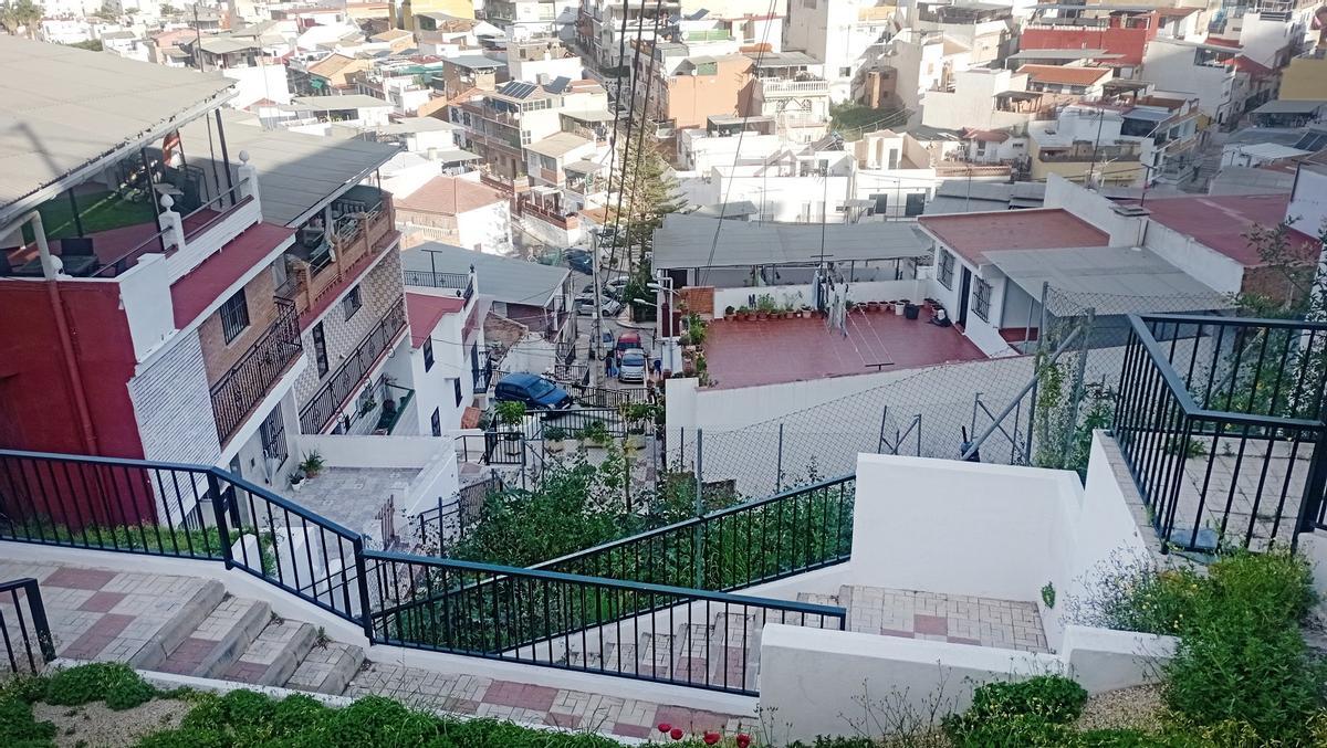 El ascenso por la calle La Panala, en Mangas Verdes, largo pero con premio final.