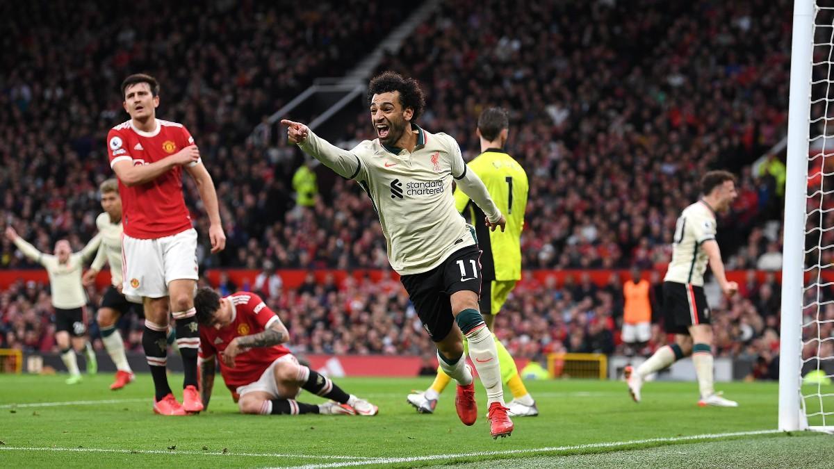 Salah fue también el héroe del Liverpool en Old Trafford