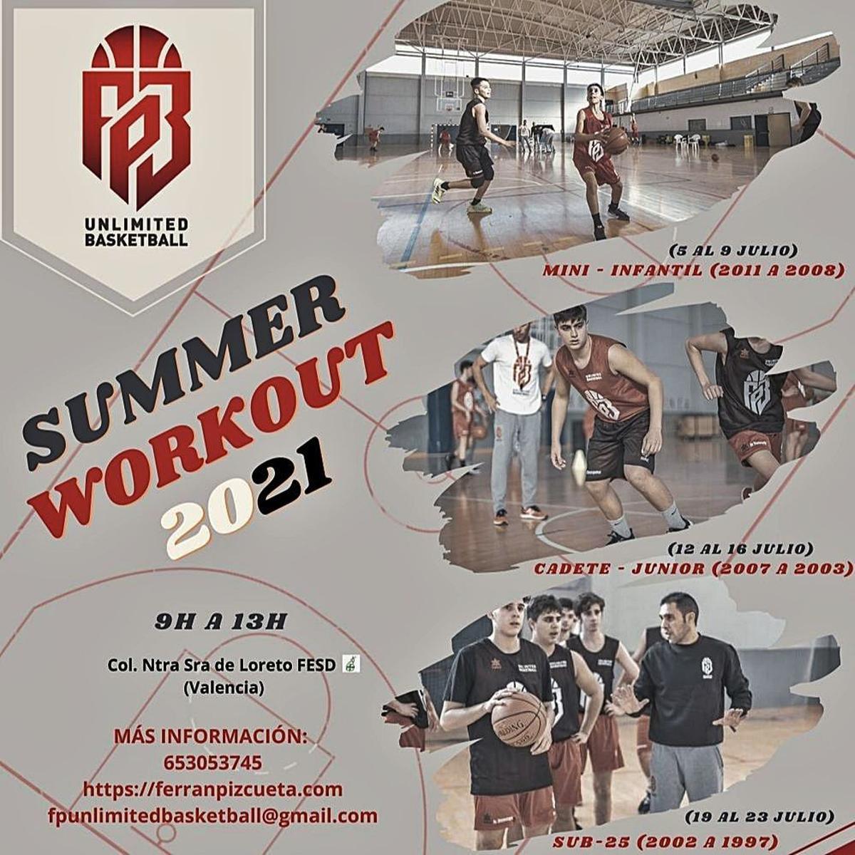 Últimas plazas para inscribirse en el Workout Summer'21
