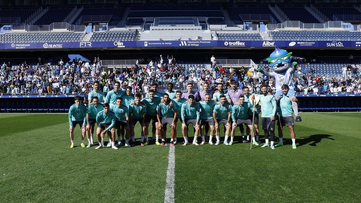 El Málaga CF abrió las puertas del entrenamiento este viernes.
