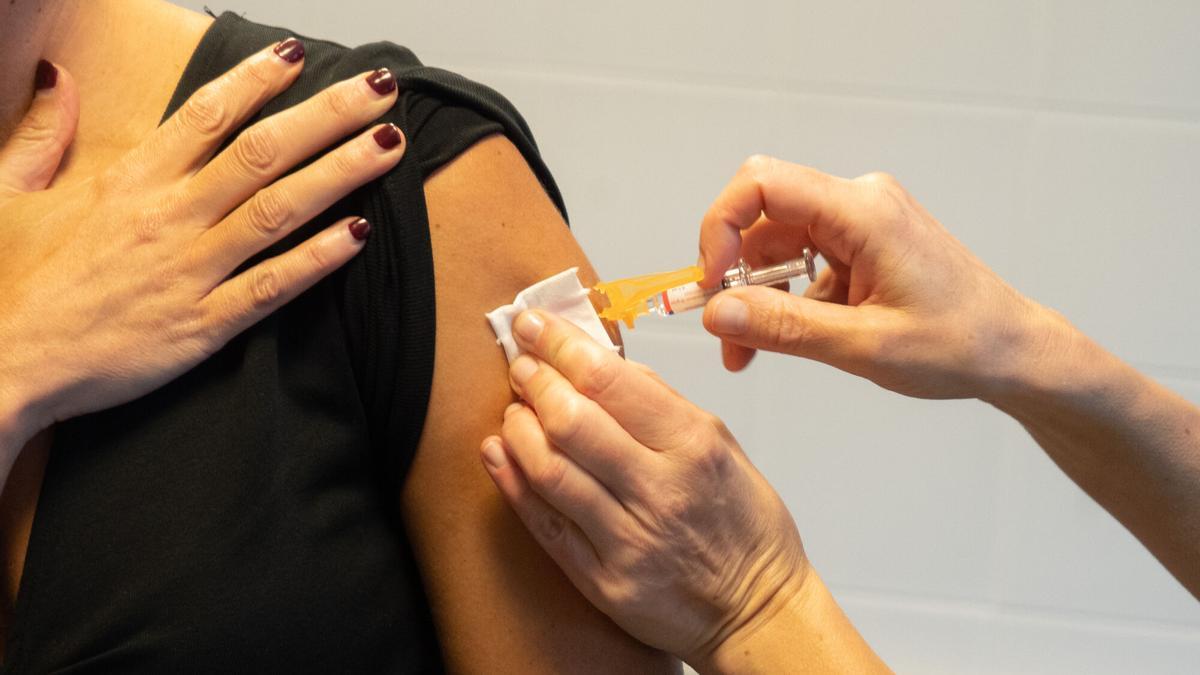 Vacunación contra la gripe.