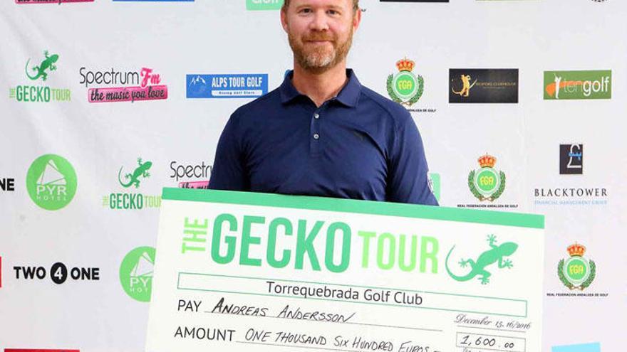 Andreas Andersson, intratable en el Gecko Tour