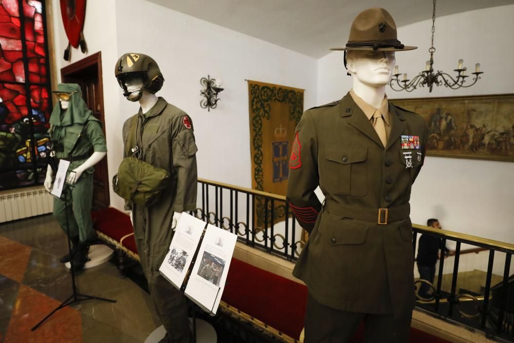 Exposición de uniformes militares