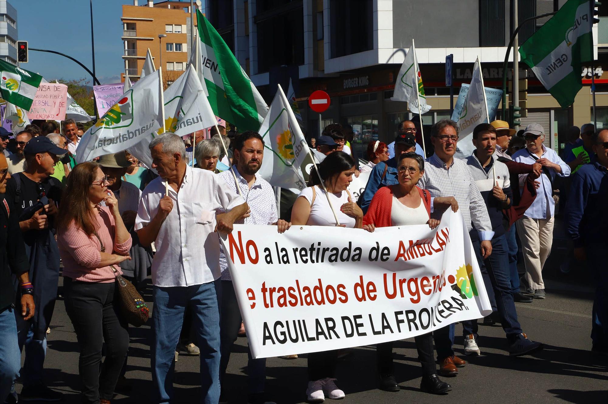 Manifestación en defensa de la sanidad pública