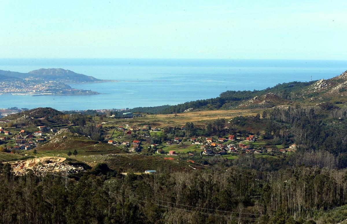 Vista de Nigrán, donde se ubica la vivienda de los denunciantes