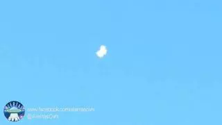 ¿Un platillo volante, un ángel, un dron, un globo...?