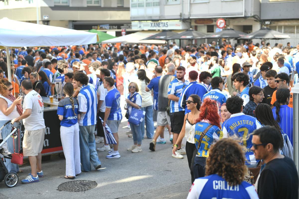 Previa de la afición en el Deportivo-Valencia