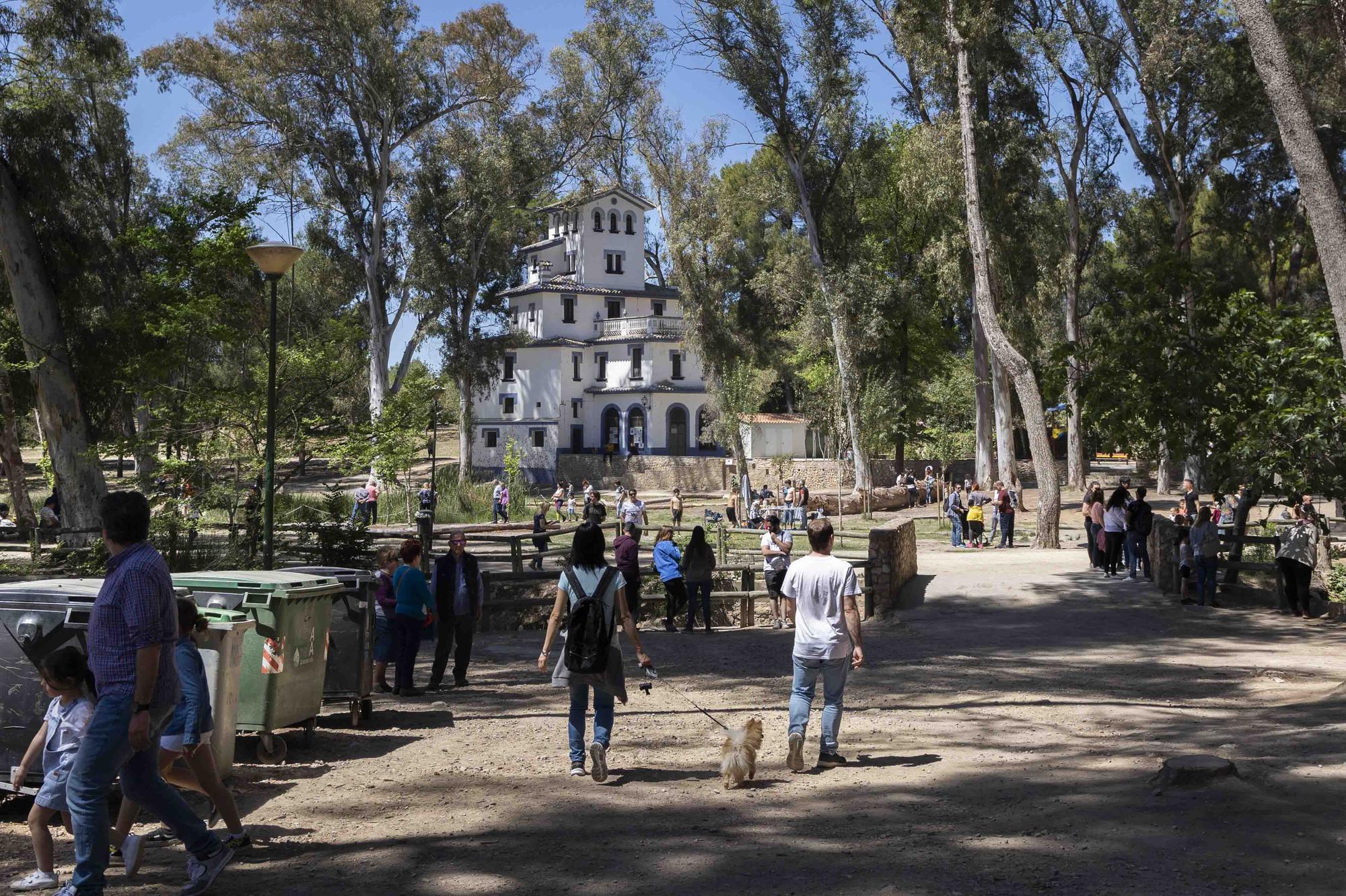 El día de San Vicente Ferrer en el parque de San Vicente de Lliria