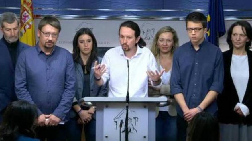 Iglesias pide a Sánchez que demuestre quien manda en el PSOE