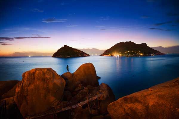 Vista del Golfo desde Koh Tao