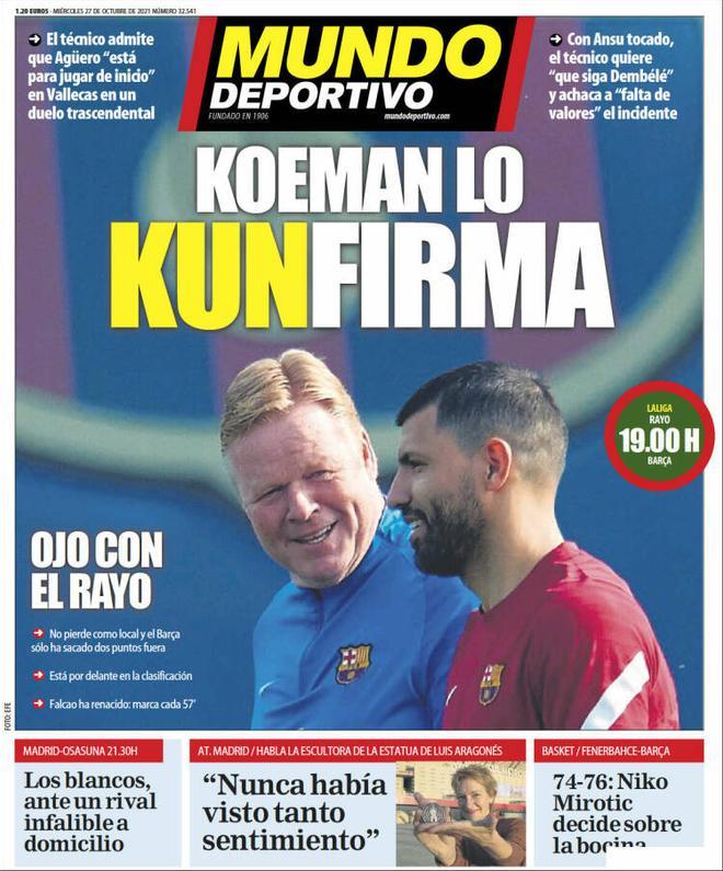 Las portadas de la prensa deportiva de hoy