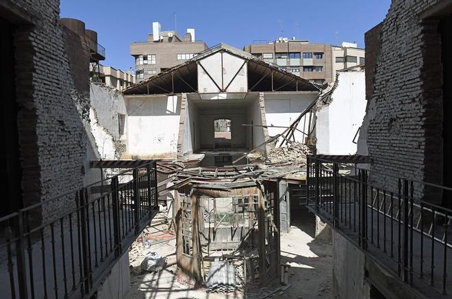 Así van las obras en la segunda fase de la Cárcel Vieja de Murcia