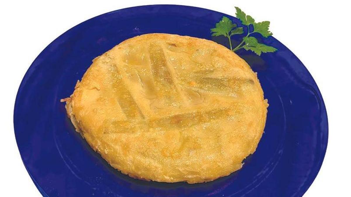 Truita (sense ou) de tronxos de bleda