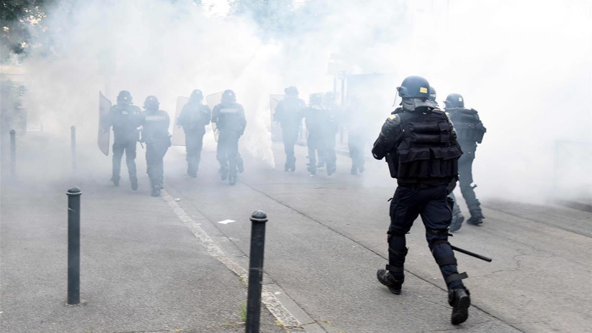 disturbios en nantes