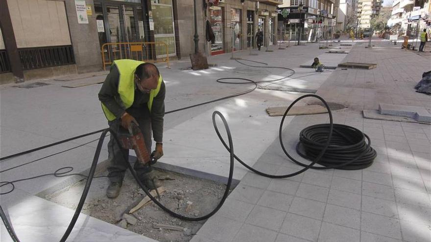 Los hosteleros de San Pedro de Alcántara de Cáceres solicitan poder instalar terrazas tras la obra