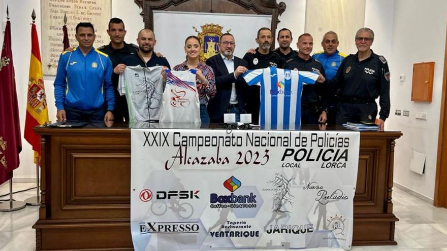 Presentación del XXIX Campeonato Nacional de Policías ‘Alcazaba 2023’. | AYTO. LORCA