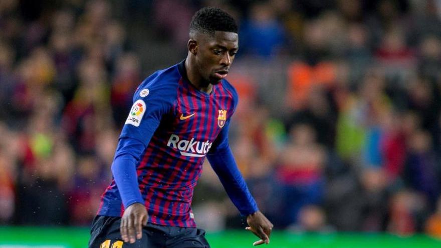 Dembélé se perderá varios partidos de LaLiga.