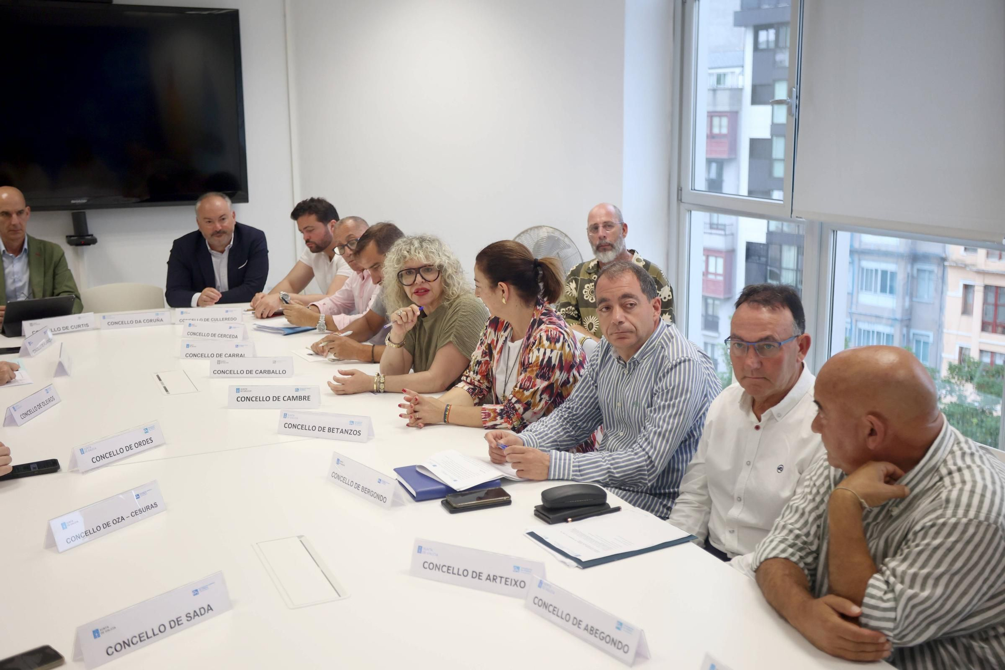 Reunión en A Coruña de la comisión de seguimiento del Área de Transporte Metropolitano