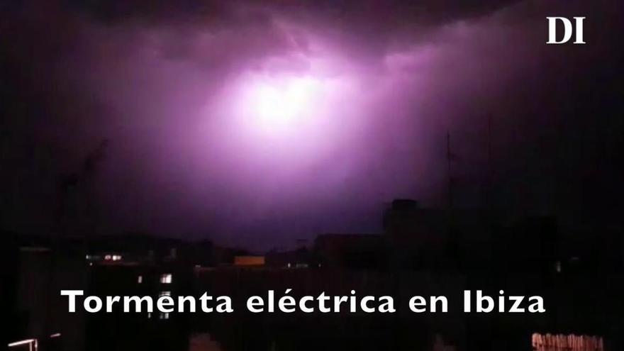 Tormenta eléctrica en Ibiza