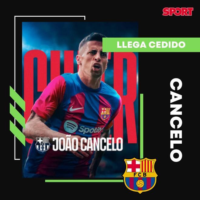 Joao Cancelo llega cedido al Barça