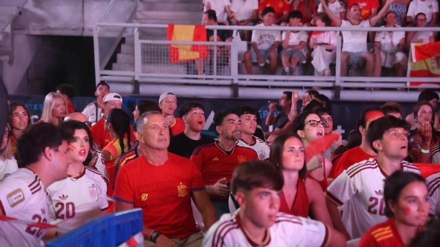 Emoción y nervios durante la final del Mundial, España - Argentina, en el Centro de Tecnificación de Alicante