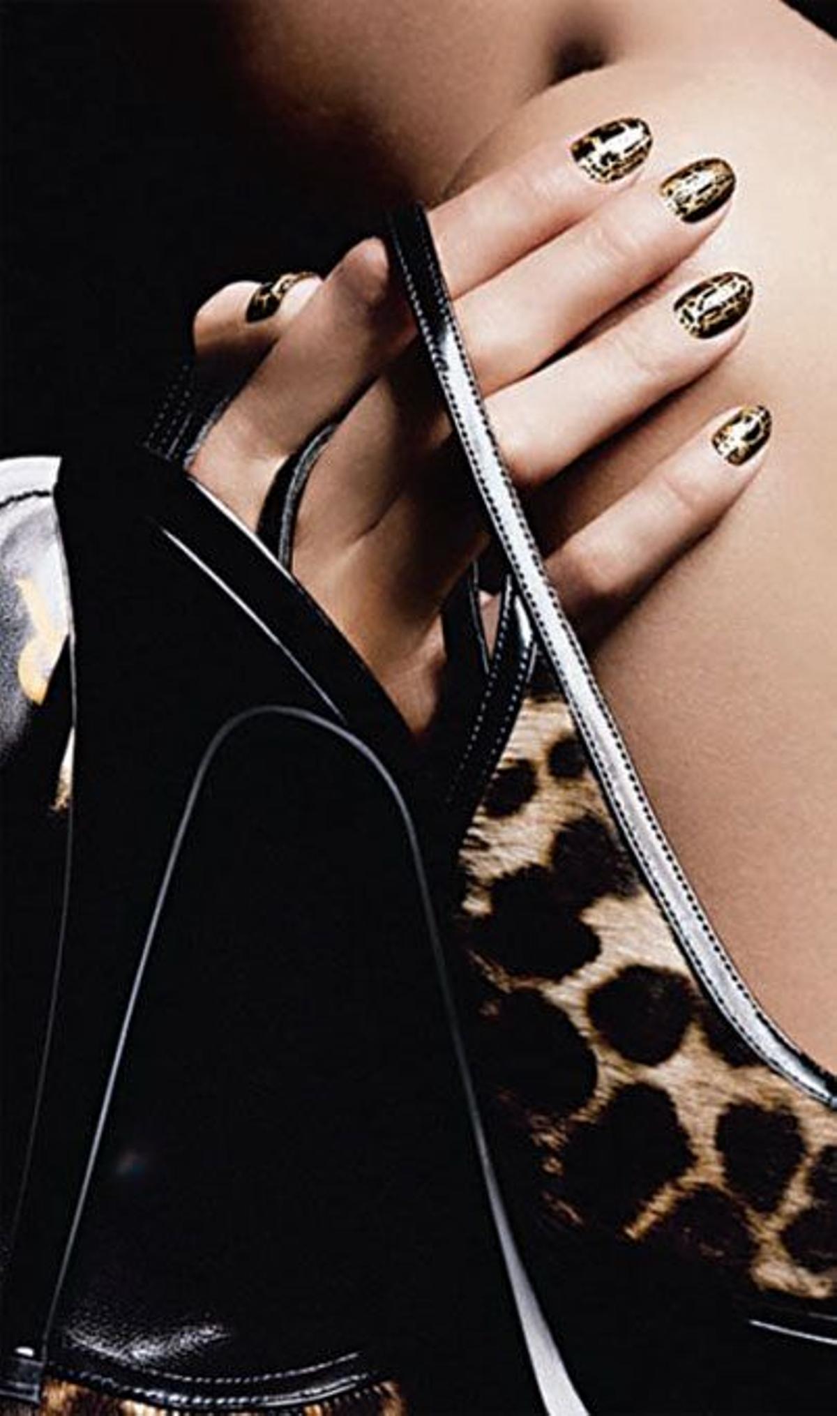 manicura 100% leopardo