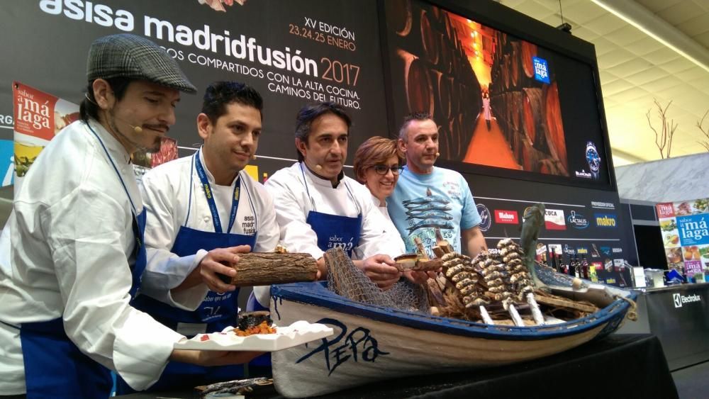 Cocineros malagueños triunfan en Madrid Fusión.