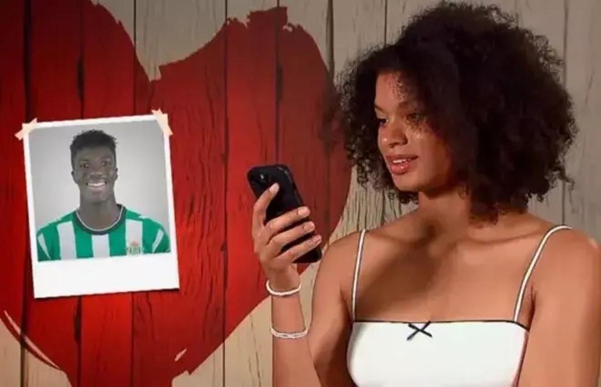 Jessika valora el parecido de José con Assane Diao, exjugador del Betis.