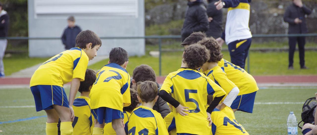 El equipo en el que juega Álex. // Richi Costas