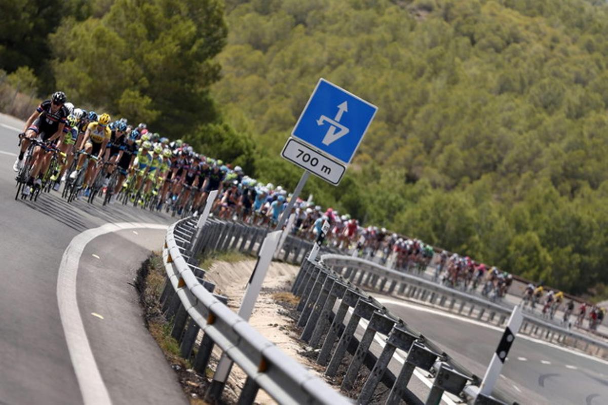 Las mejores imágenes de la etapa de la Vuelta