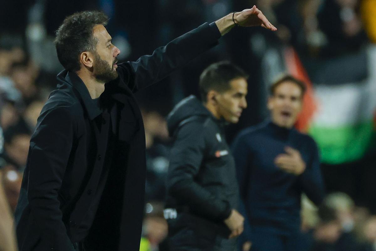 Carlos Corberán en Vallecas