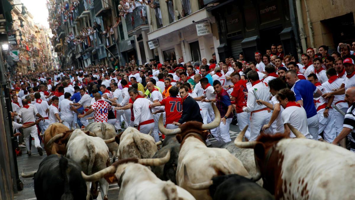 Foto d&#039;arxiu de l&#039;edició de 2017 dels Sanfermines