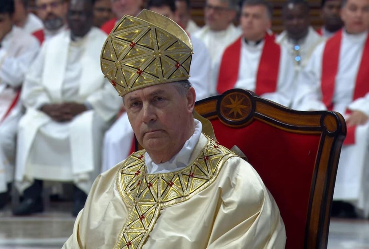 El cardenal Artime, durante la celebración en el Vaticano.