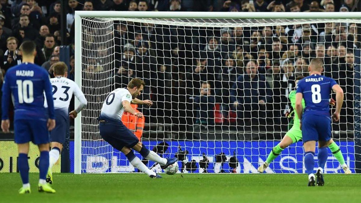 Harry Kane marcó el único tanto del partido